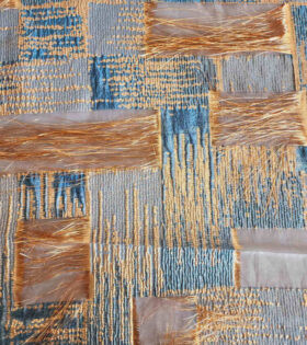 Waterfall Brocade - Sky Blue