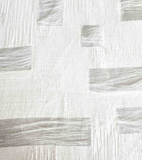 Waterfall Brocade - White