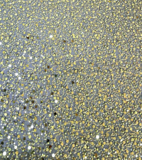 French Beaded Spankle Tulle - Olive