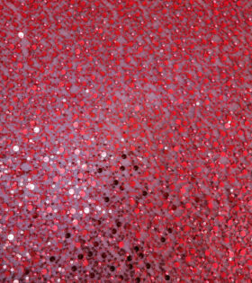 French Beaded Spankle Tulle - Red