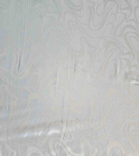 Jacquard Satin - Waves - Sage