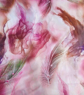 Printed Organdy Satin