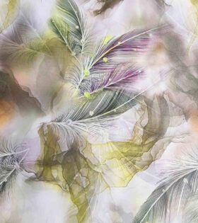 Printed Organdy Satin