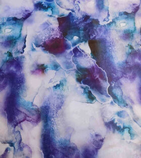 Printed Organdy Satin