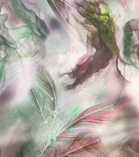 Printed Organdy Satin