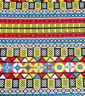 Printed Mini-Matt - Abstract - Yellow