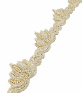 Beaded Trimming BT129 - Cream