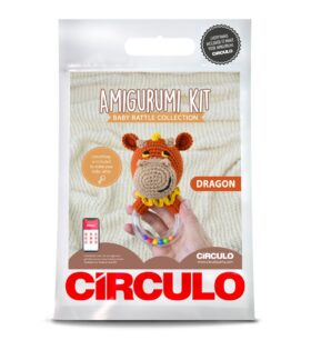 All-In-One Amigurumi Knitting Kit - Dragon