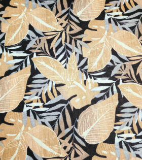 Imported Printed Linen - Beige