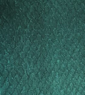 Pleated Plisse Lame Satin - Emerald