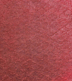 Pleated Plisse Lame Satin - Red