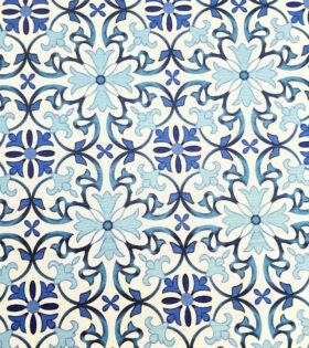 Printed Mini-Matt - Abstract - Powder Blue