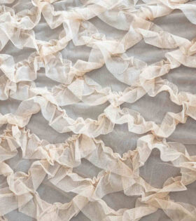 Ruffle Tulle - Beige