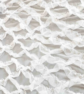 Ruffle Tulle - White