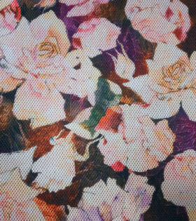 Printed Airtech Mesh - Floral