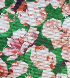 Printed Airtech Mesh - Floral