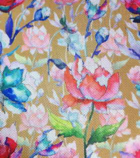 Printed Airtech Mesh - Floral