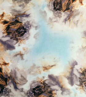 Printed Jacquard Satin