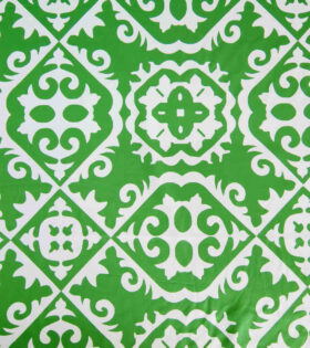 Lerato Silk Satin - Abstract - Emerald