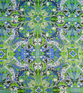 Lerato Silk Satin - Abstract - Green