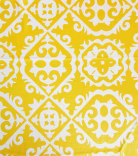 Lerato Silk Satin - Abstract - Mustard