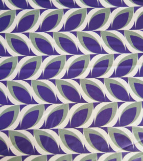 Lerato Silk Satin - Abstract - Navy Blue
