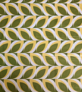 Lerato Silk Satin - Abstract - Olive