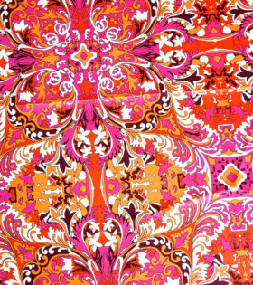 Lerato Silk Satin - Abstract - Purple