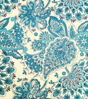 Printed Mini-Matt - Abstract - Turquoise