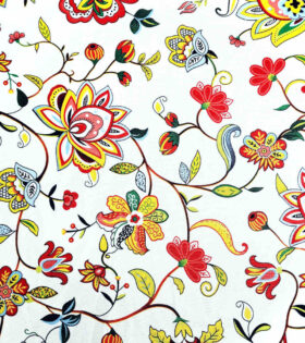 Printed Mini-Matt - Floral - White