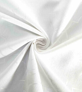 320cm Embossed Tabling  - White