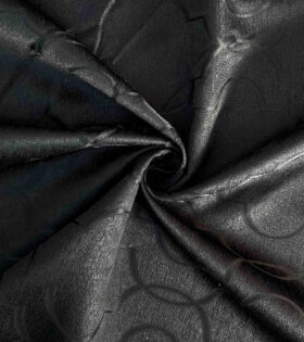 320cm Embossed Tabling  - Black