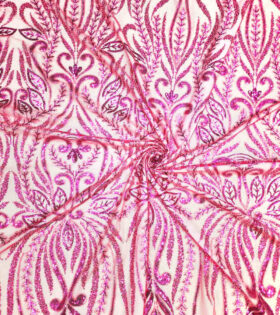 Imported Evening Tulle - Cerise Pink