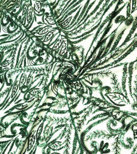 Imported Evening Tulle - Bottle green