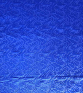 Embossed Duchess Satin - Royal Blue