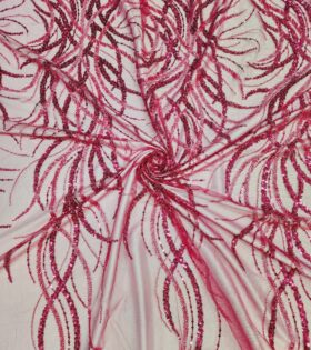 Imported Evening Tulle - Cerise Pink (15572)