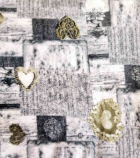 Mongolian Fleece - Hearts