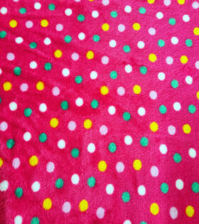 Mongolian Fleece - Dots