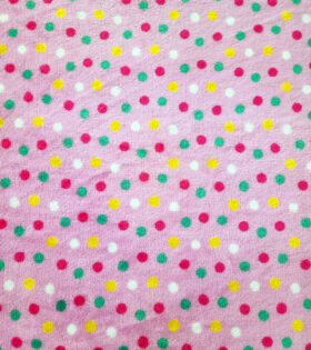 Mongolian Fleece - Dots