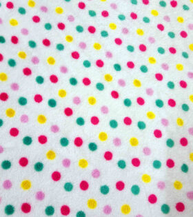 Mongolian Fleece - Dots