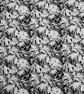 Printed Gause Linen - Black