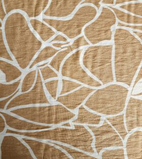 Printed Gause Linen - Stone