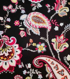 Printed Mini-Matt - Floral - Black
