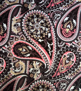Printed Scuba - Abstract - Dusty Pink