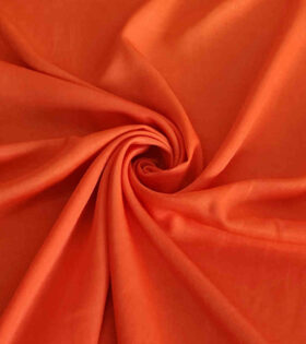 Rayon Slub Satin - Orange