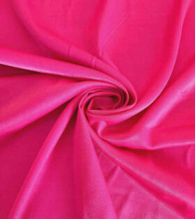 Rayon Slub Satin - Cerise Pink