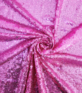 Sequins Spangle Mesh - Sweet Pink