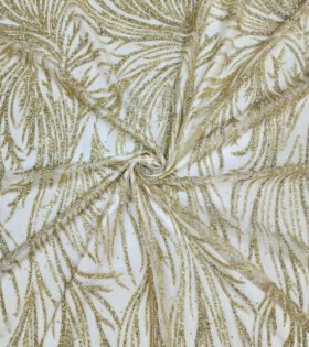 Glitter Tulle - Cream