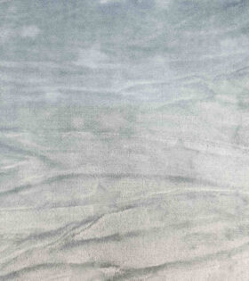 Jacquard Fleece - Stars - Duck Egg