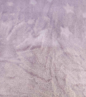 Jacquard Fleece - Stars - Lavender